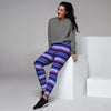 Blue And Purple Mexican Baja Women's Joggers-grizzshop