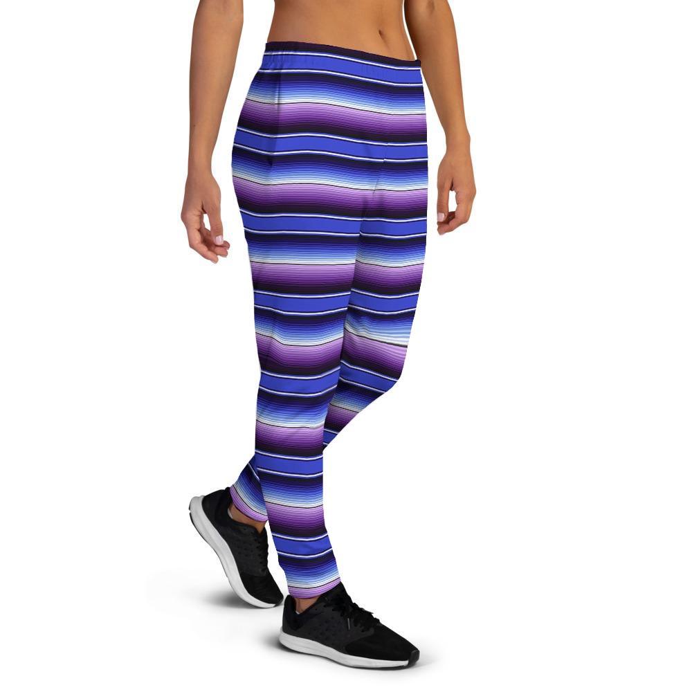 Blue And Purple Mexican Baja Women's Joggers-grizzshop