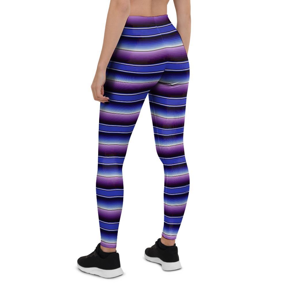 Blue And Purple Mexican Baja Women's Leggings-grizzshop