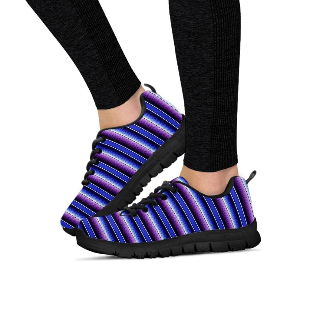 Blue And Purple Mexican Baja Women's Sneakers-grizzshop