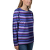 Blue And Purple Mexican Baja Women's Sweatshirt-grizzshop