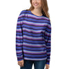 Blue And Purple Mexican Baja Women's Sweatshirt-grizzshop