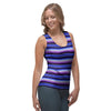 Blue And Purple Mexican Baja Women's Tank Top-grizzshop