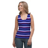Blue And Purple Mexican Baja Women's Tank Top-grizzshop
