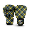 Load image into Gallery viewer, Blue Argyle And Black Yellow Print Pattern Boxing Gloves-grizzshop