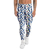 Blue Autism Awarenes Print Pattern Men's Leggings-grizzshop