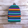 Blue Baja Serape Backpack-grizzshop