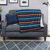 Blue Baja Serape Blanket-grizzshop