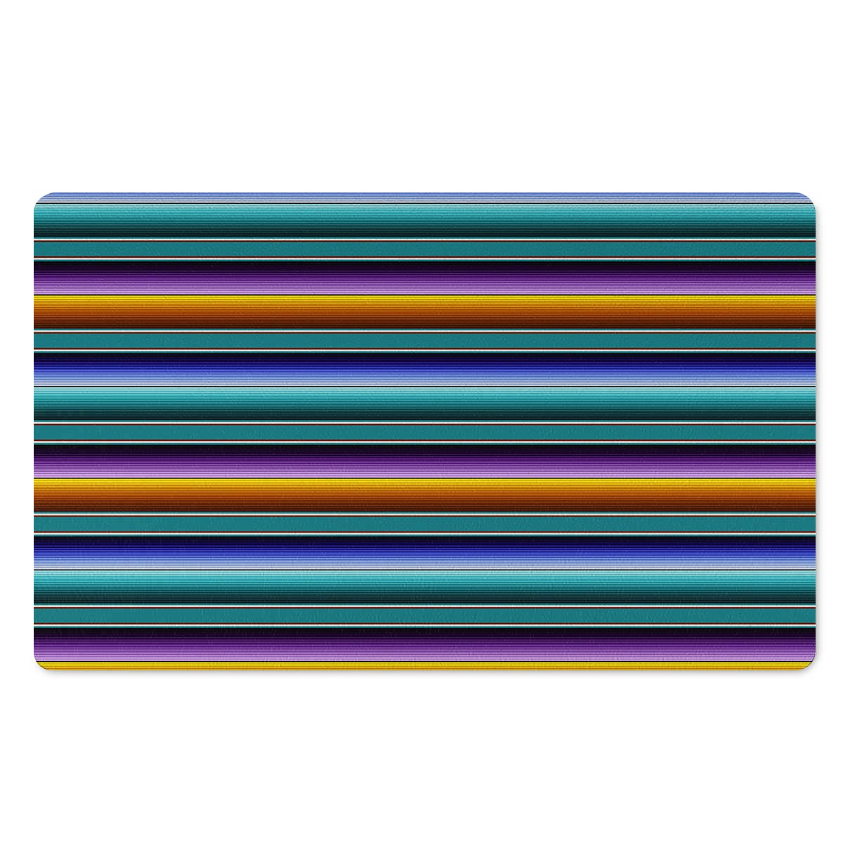 Blue Baja Serape Door Mat-grizzshop