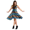 Blue Baja Serape Dress-grizzshop