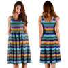 Blue Baja Serape Dress-grizzshop