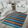 Blue Baja Serape Floor Mat-grizzshop