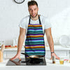 Blue Baja Serape Men's Apron-grizzshop