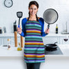 Blue Baja Serape Women's Apron-grizzshop