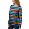 Blue Baja Serape Women's Sweatshirt-grizzshop