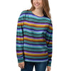 Blue Baja Serape Women's Sweatshirt-grizzshop