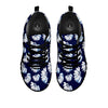 Blue Banana Retro Print Pattern Black Sneaker-grizzshop