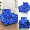 Blue Bandana Armchair Cover-grizzshop