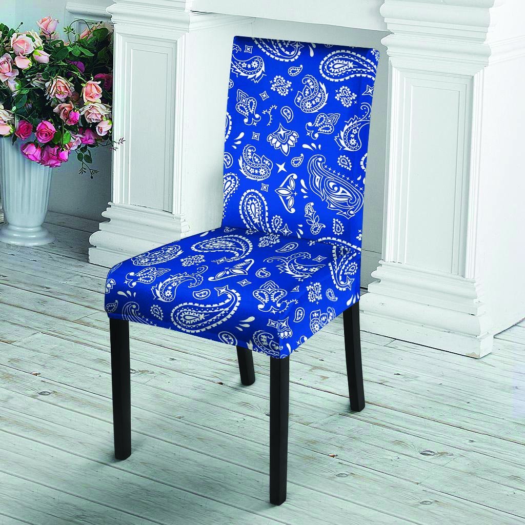 Blue Bandana Chair Cover-grizzshop