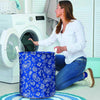 Blue Bandana Laundry Basket-grizzshop