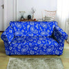 Blue Bandana Loveseat Cover-grizzshop