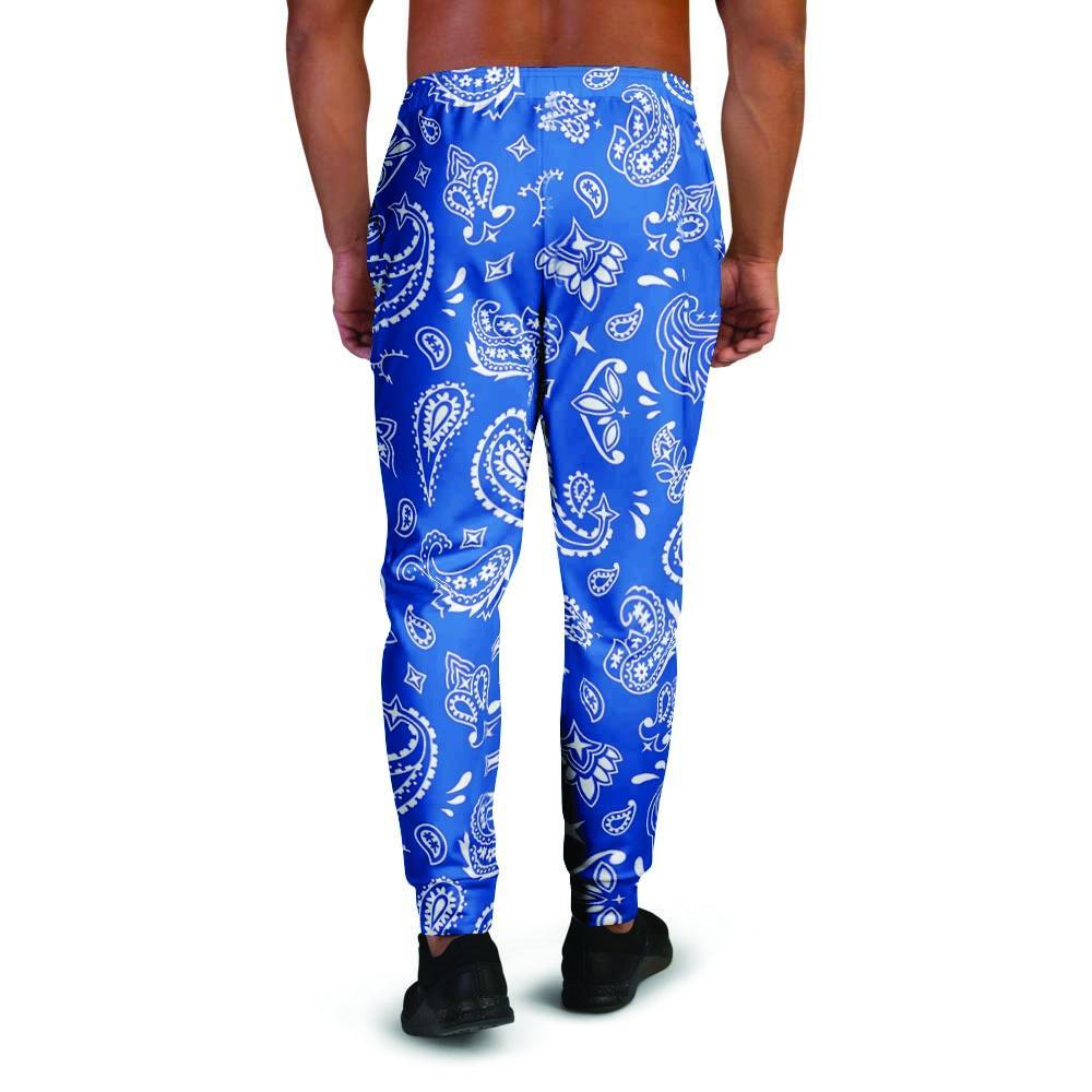 Blue bandana joggers sale