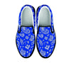 Blue Bandana Men's Slip On Sneakers-grizzshop