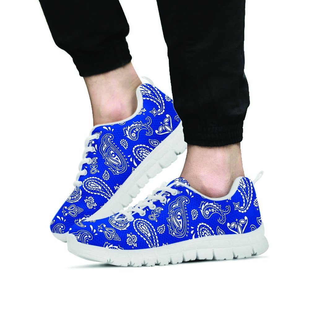 Blue Bandana Men's Sneakers-grizzshop