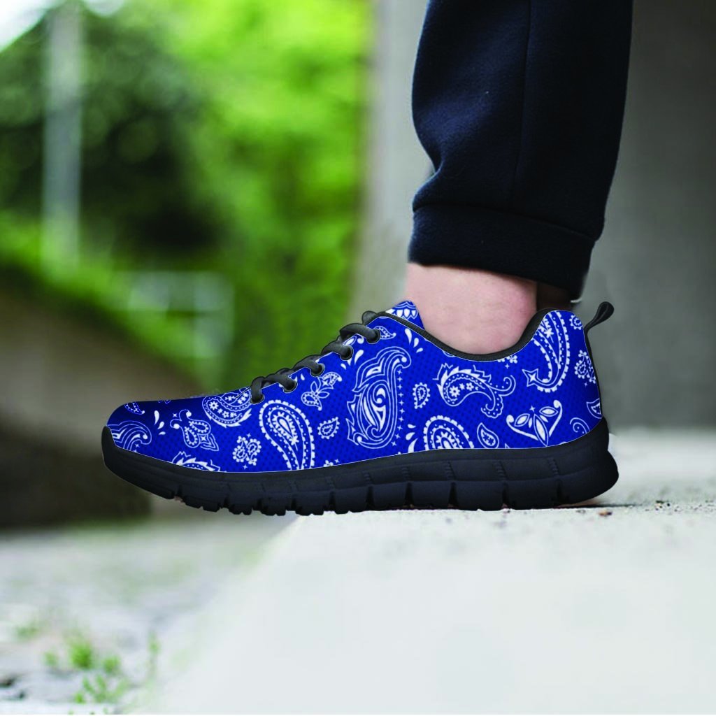 Blue Bandana Men's Sneakers-grizzshop