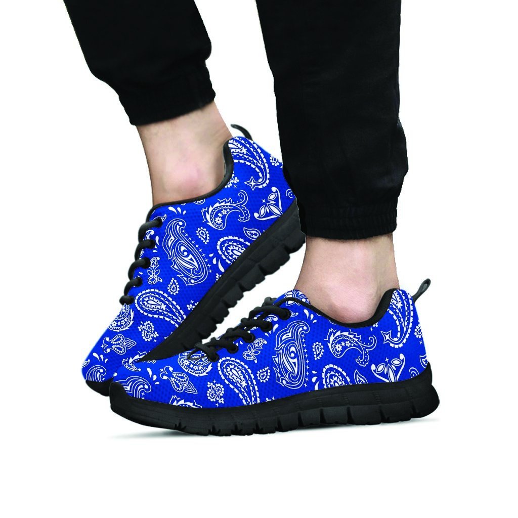 Blue Bandana Men's Sneakers-grizzshop