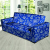 Blue Bandana Sofa Cover-grizzshop