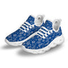 Blue Bandana White Running Shoes-grizzshop