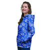 Blue Bandana Women's Hoodie-grizzshop