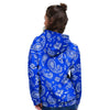 Blue Bandana Women's Hoodie-grizzshop