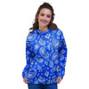 Blue Bandana Women's Hoodie-grizzshop