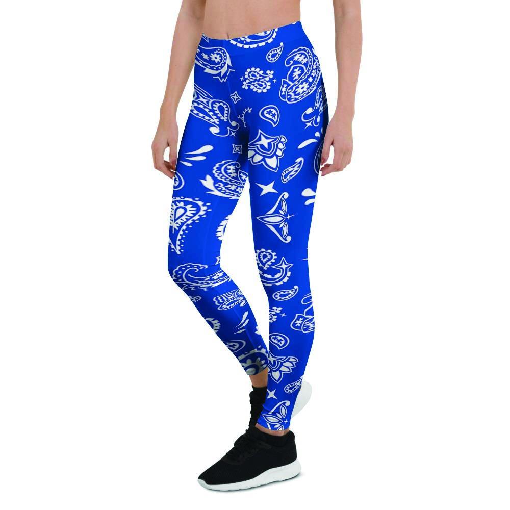 Blue Bandana Women's Leggings-grizzshop