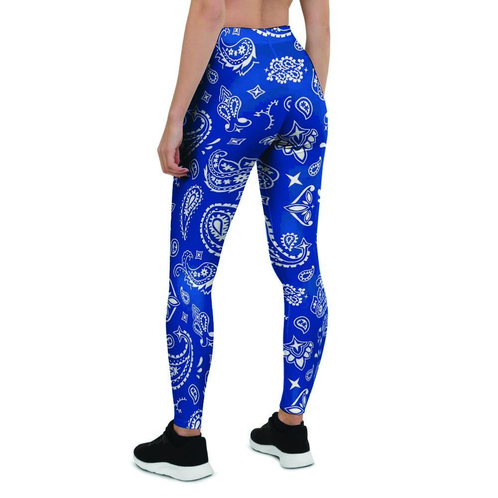 Blue Bandana Women's Leggings-grizzshop