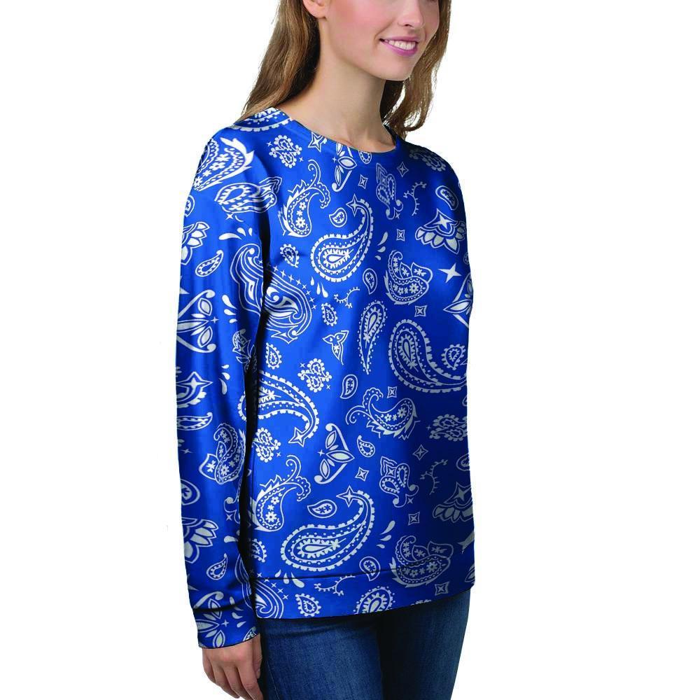 Blue Bandana Women's Sweatshirt-grizzshop