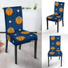 Blue Basketball Pattern Print Chair Cover-grizzshop