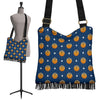 Blue Basketball Pattern Print Crossbody Bags-grizzshop