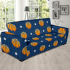 Blue Basketball Pattern Print Sofa Covers-grizzshop