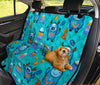 Blue Bigfoot Pattern Print Pet Car Seat Cover-grizzshop