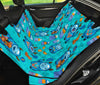 Blue Bigfoot Pattern Print Pet Car Seat Cover-grizzshop