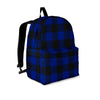 Blue Buffalo Plaid Backpack-grizzshop