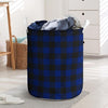 Blue Buffalo Plaid Laundry Basket-grizzshop