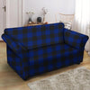 Blue Buffalo Plaid Loveseat Cover-grizzshop