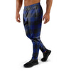 Blue Buffalo Plaid Men's Joggers-grizzshop