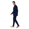 Blue Buffalo Plaid Men's Pajamas-grizzshop