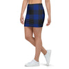 Blue Buffalo Plaid Mini Skirt-grizzshop