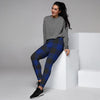 Blue Buffalo Plaid Women's Joggers-grizzshop